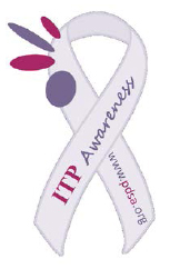 ITP Awareness Ribbon Car Magnet